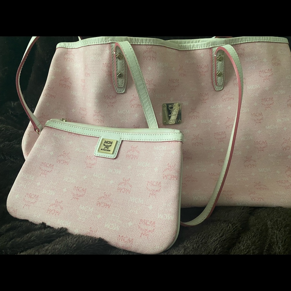 MCM Handbag with change purse.